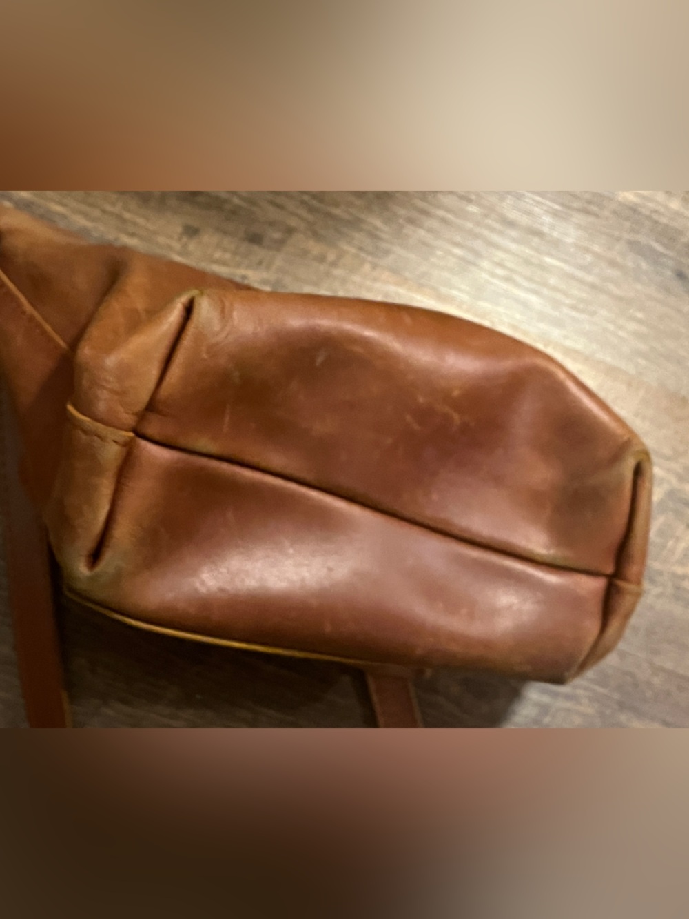Portland Leather Mini Tote
Honey Tan with adjustable strap - Picture 8 of 16
